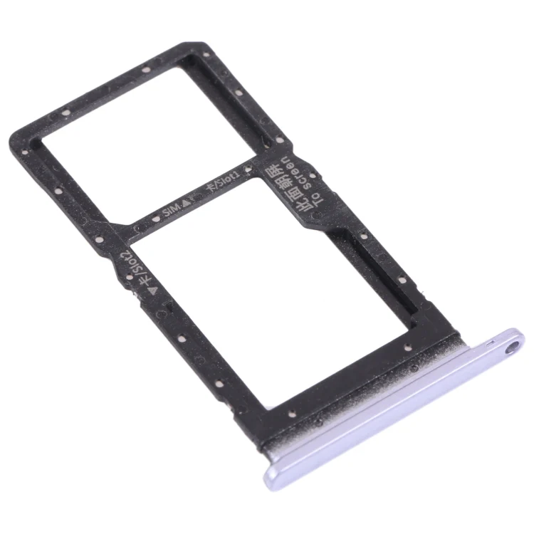 SIM Card Tray + SIM Card Tray / Micro SD Card Tray for Honor play 5T (Purple) - Image 2