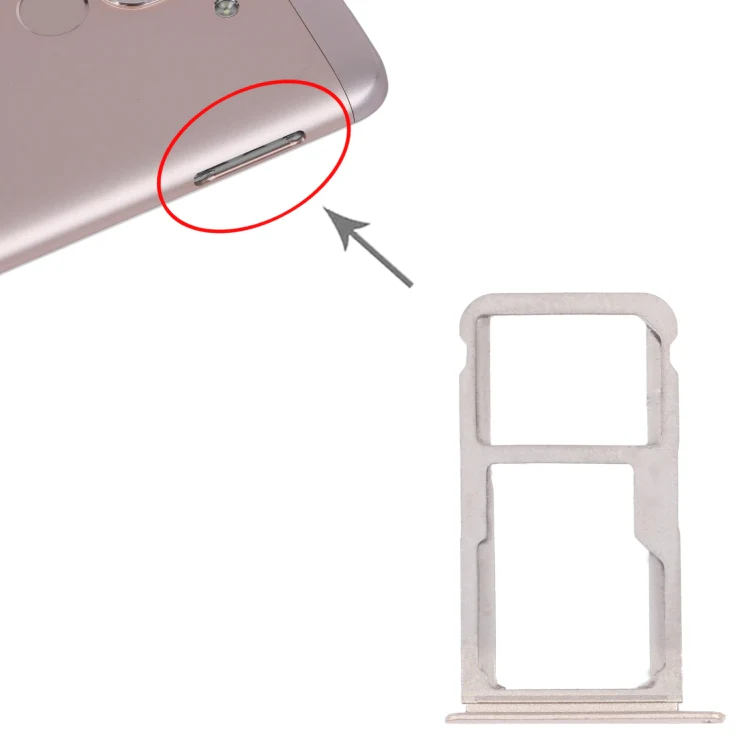 SIM Card Tray + SIM Card Tray / Micro SD Card Tray for Honor Play 6 (Gold) - Image 4