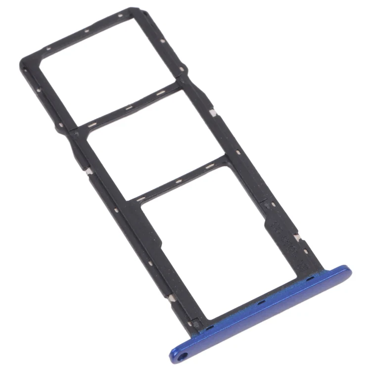 SIM Card Tray + SIM Card Tray + Micro SD Card Tray for Honor Play 8(Blue) - Image 3