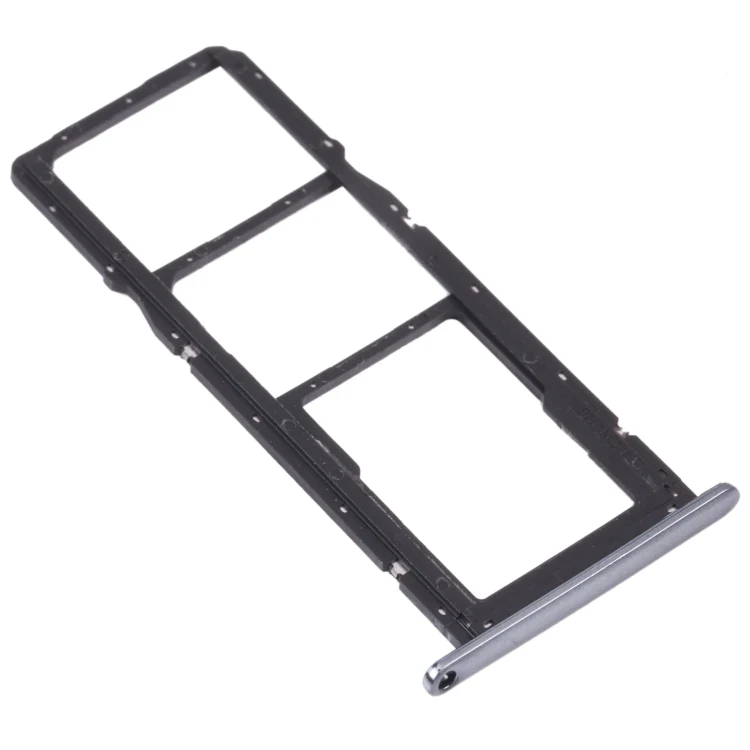 SIM Card Tray + SIM Card Tray + Micro SD Card Tray for Huawei Enjoy 8e (Black) - Image 3