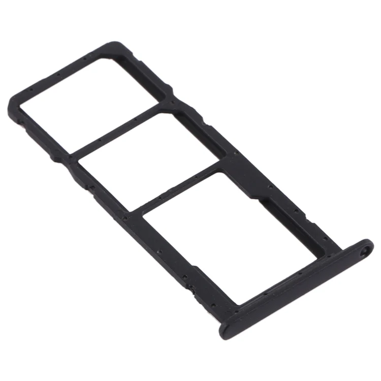 SIM Card Tray + SIM Card Tray + Micro SD Card Tray for Huawei Honor 8A Pro (Black) - Image 3