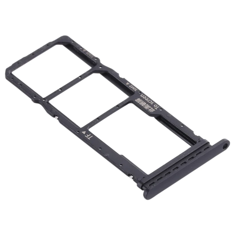 SIM Card Tray + SIM Card Tray + Micro SD Card Tray for Huawei Honor Play 4T (Black) - Image 3