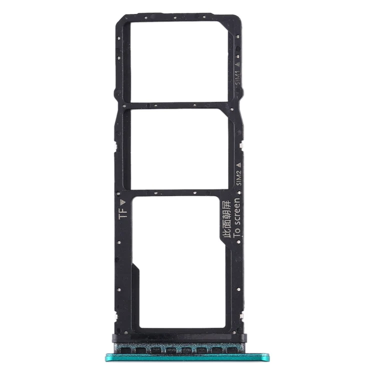 SIM Card Tray + SIM Card Tray + Micro SD Card Tray for Huawei Honor Play 4T (Green) - Image 2