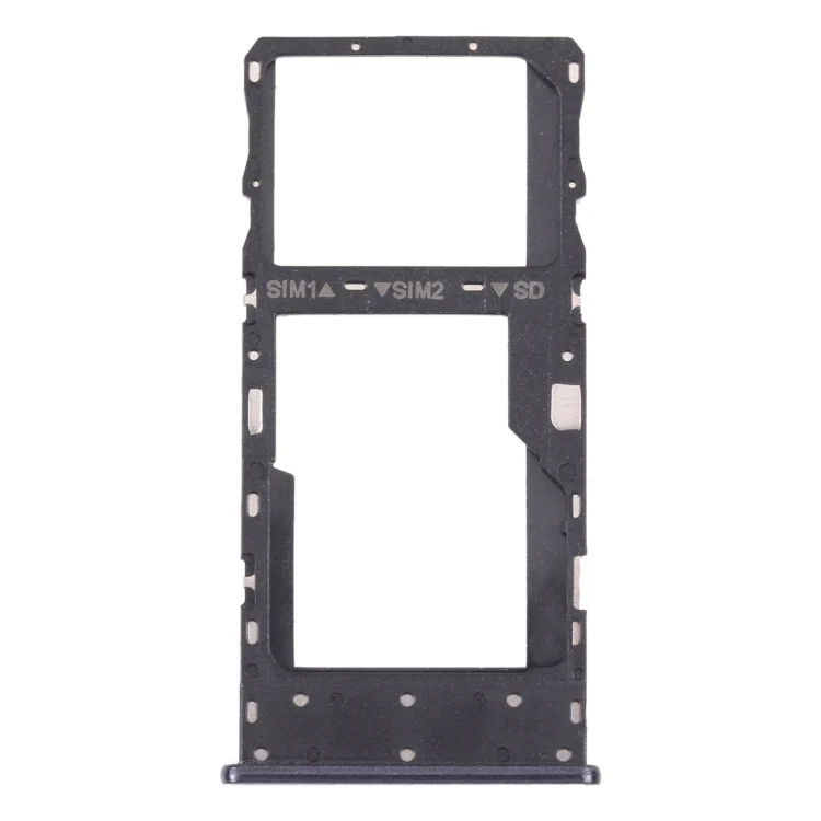 SIM Card Tray + SIM Card Tray / Micro SD Card Tray for TCL 10 5G T790Y T790H (Grey)