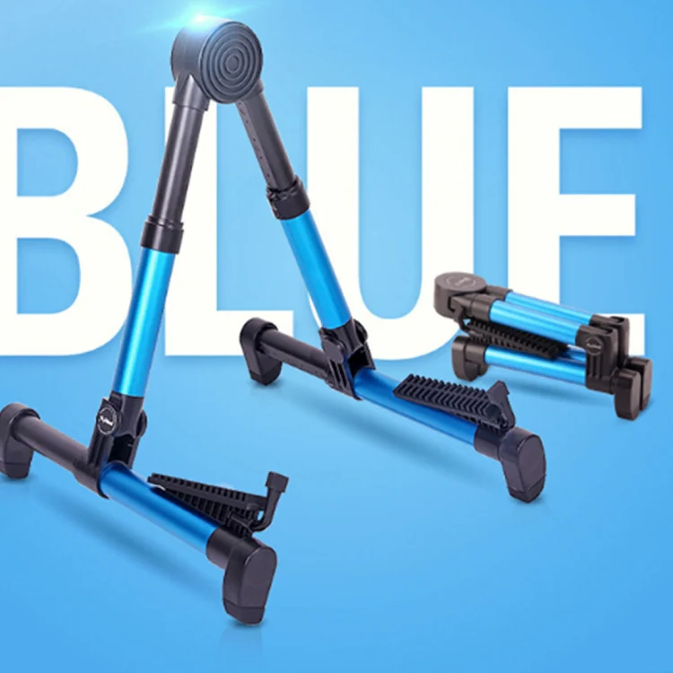 Simple Folding Vertical Guitar Violin Ukulele Bracket Musical Instrument Stand - Image 2