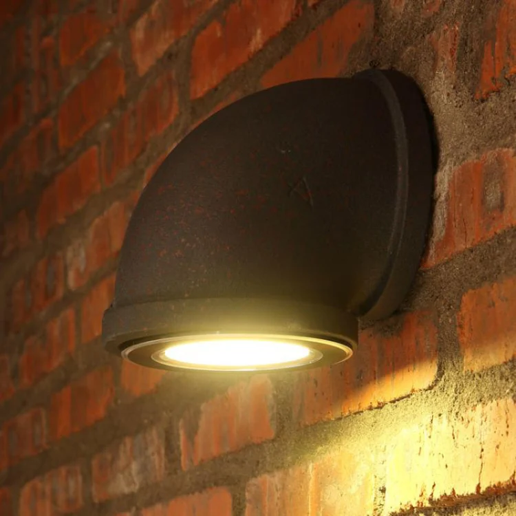 Single Head Conduit Loft Lamps Creative Stair Light Iron Art Porch Cafe Wall Lamps, Power Source:5W Wall Light - Image 2