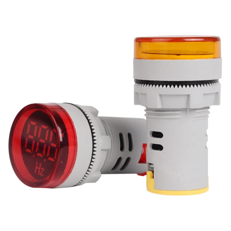 SINOTIMER ST16HZ 20-75Hz AC Frequency 22mm Round Opening LED Digital Signal Indicator Light(03 Blue) - Image 5