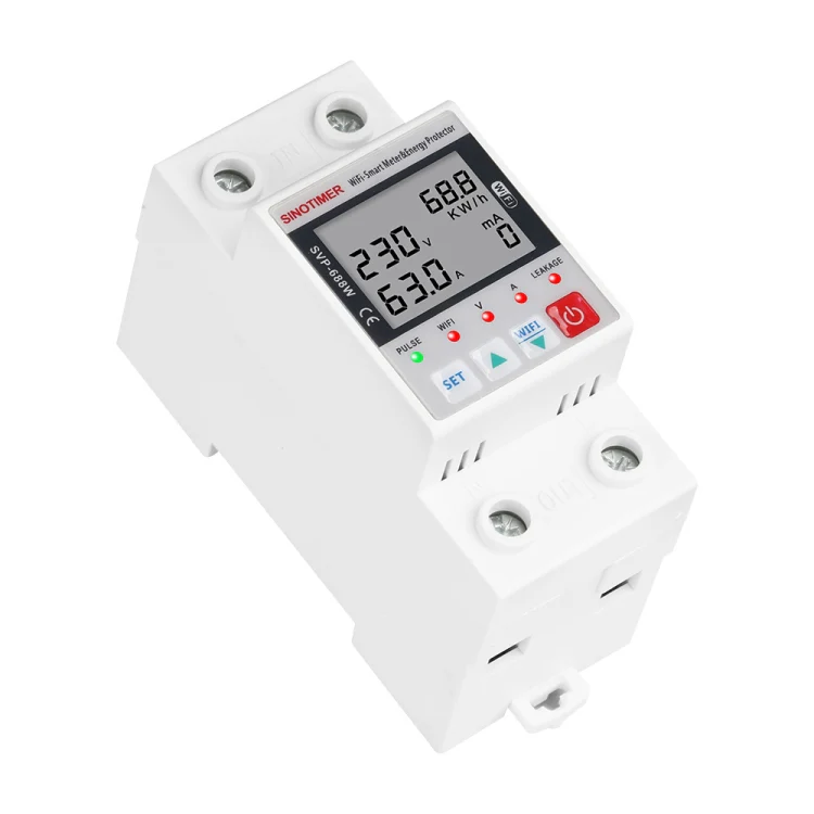 SINOTIMER SVP-688W TUYA APP WiFi Smart Circuit Breaker Over Under Voltage Protector - Image 3
