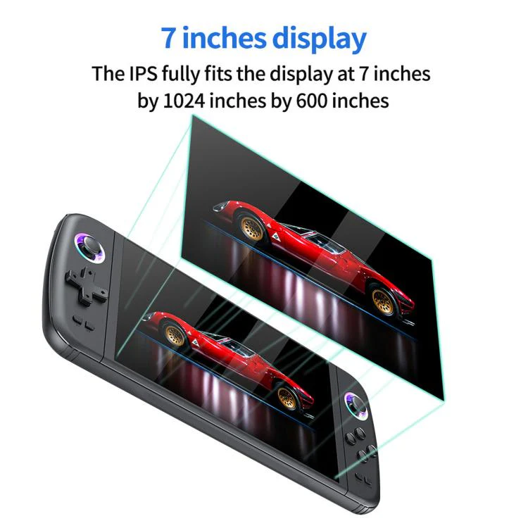 SJGAM M27 Handheld Gaming Console 7 Inch 3D Large Screen HD Portable Console, Spec: 256GB(Black) - Image 4