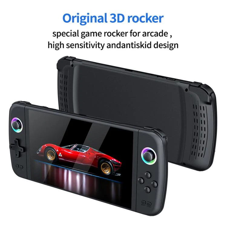 SJGAM M27 Handheld Gaming Console 7 Inch 3D Large Screen HD Portable Console, Spec: 64GB+2pcs Game Controller(Green) - Image 5