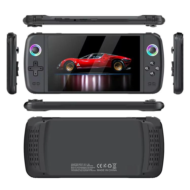 SJGAM M27 Handheld Gaming Console 7 Inch 3D Large Screen HD Portable Console, Spec: 64GB(Green) - Image 8