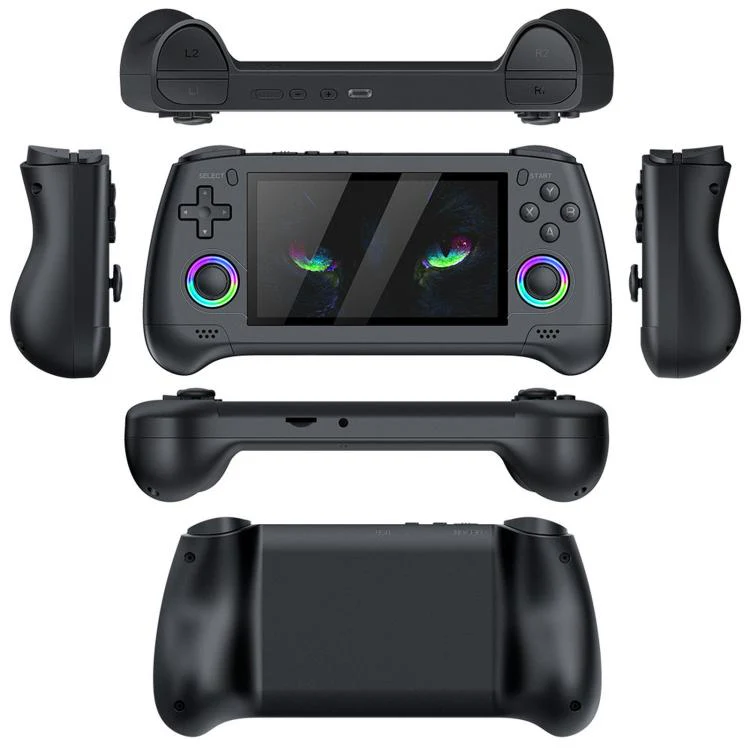 SJGAM M30 HD Retro Handheld Game Console 4.3 Inch RGB Joystick 3D Portable Arcade, Size: 64GB(Gray) - Image 9