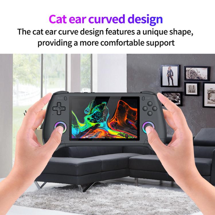 SJGAM M31 HD Retro Handheld Game Console 5.1 Inch RGB Joystick 3D Portable Arcade, Size: 128GB(Grreen) - Image 7