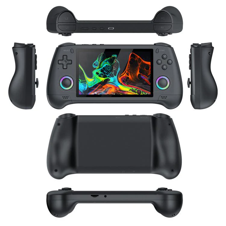 SJGAM M31 HD Retro Handheld Game Console 5.1 Inch RGB Joystick 3D Portable Arcade, Size: 64GB(Grreen) - Image 8