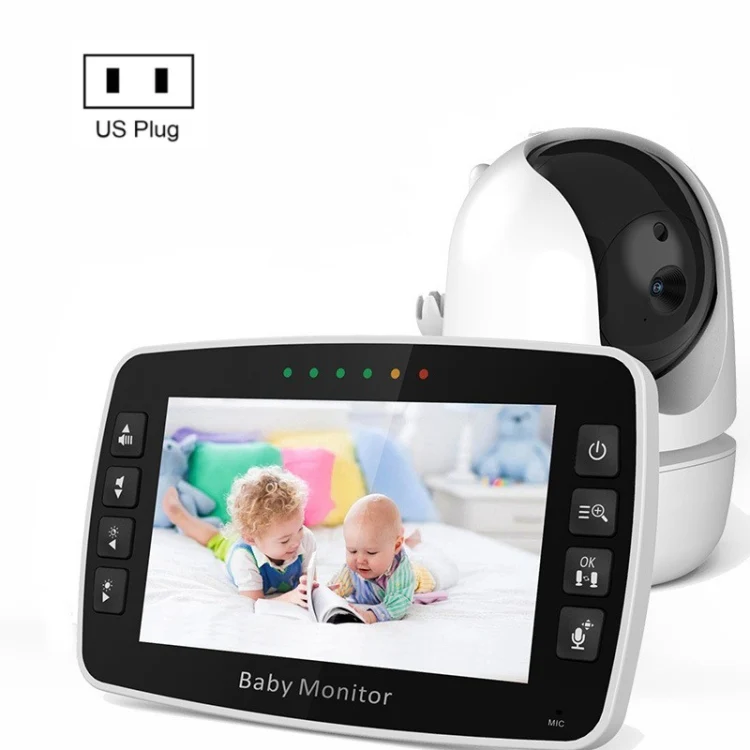 SM43A 4.3inch Color Display Night Vision Smart Zoom Baby Monitor Camera(US Plug) - Image 2