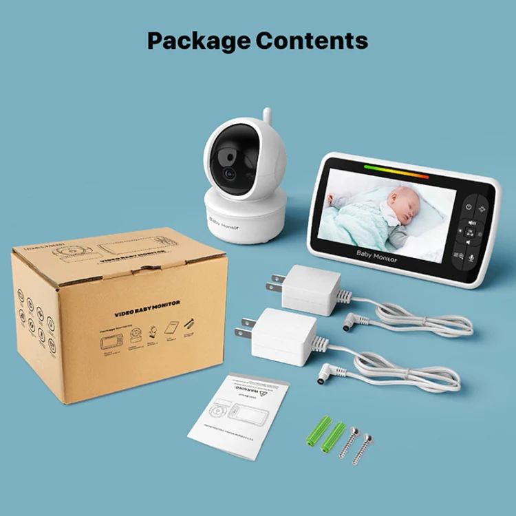 SM650 Wireless Video Baby Camera Intercom Night Vision Temperature Monitoring Cam(AU Plug) - Image 7