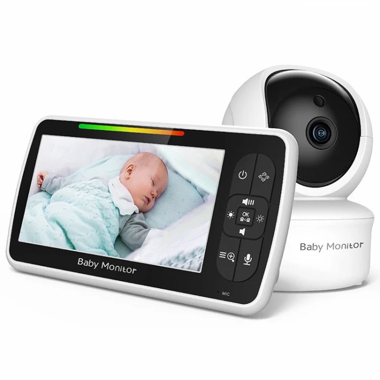 SM650 Wireless Video Baby Camera Intercom Night Vision Temperature Monitoring Cam(US Plug) - Image 2