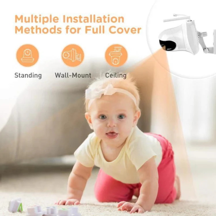 SM935 3.5 inch LCD Screen Wireless Video Baby Monitor Night Vision Two-Way Audio IP Camera(US Plug) - Image 4