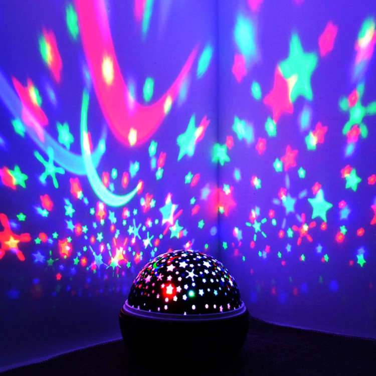 Small Ball USB Rotating Starry Sky Ocean Projector Night Light(Blue) - Image 3