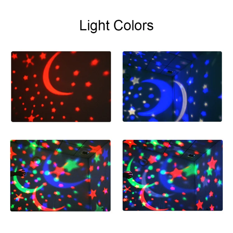 Small Ball USB Rotating Starry Sky Ocean Projector Night Light(Blue) - Image 9