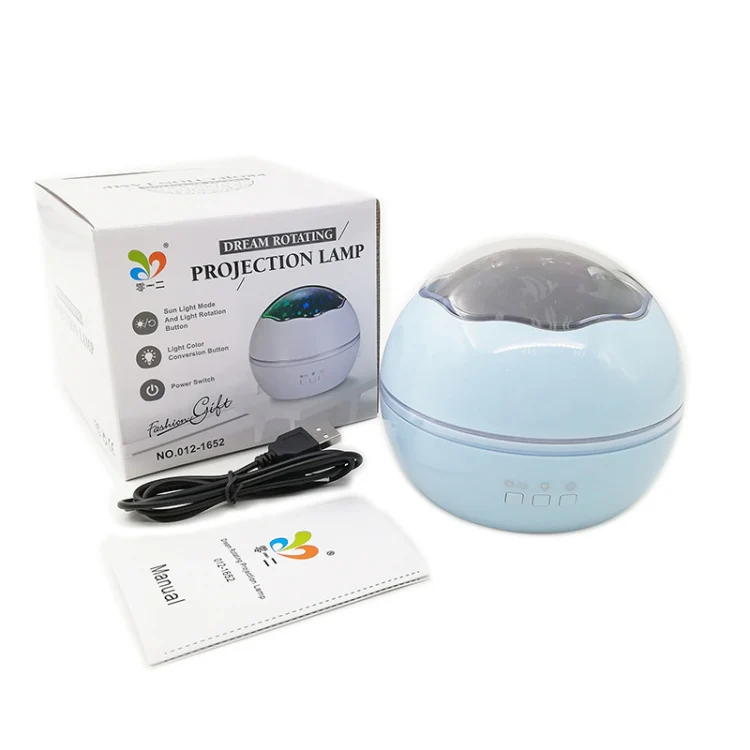 Small Ball USB Rotating Starry Sky Ocean Projector Night Light(Pink) - Image 11