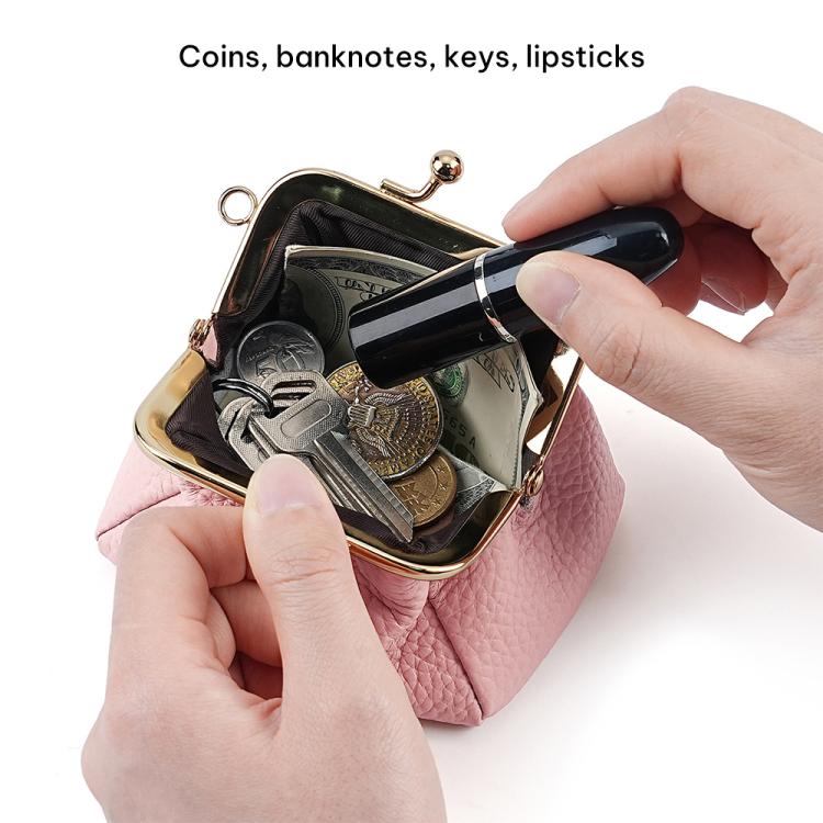 Small Clip Locking Coin Purse(Pink) - Image 3