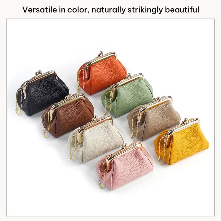 Small Clip Locking Coin Purse(Wine Red) - Image 7