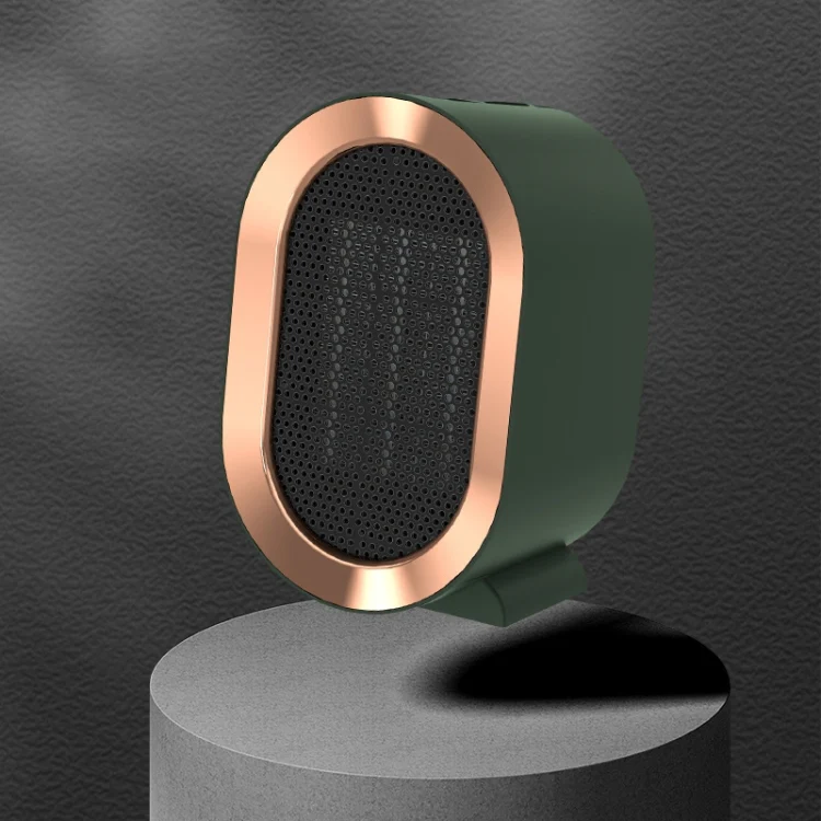 Small Desktop Electric Heater Home PTC Instant Energy-saving Heater, Spec: EU Plug(Green)