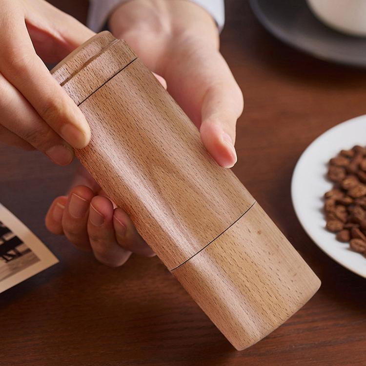 Small Portable Adjustable Hand-cranked Coffee Grinder, Specifications: Beechwood Small - Image 7