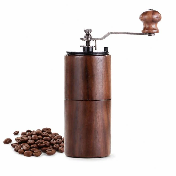 Small Portable Adjustable Hand-cranked Coffee Grinder, Specifications: Black Walnut Small - Image 2