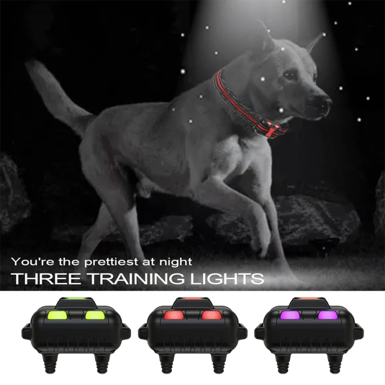 Smart Electronic Remote Control Dog Training Device Waterproof Pets Bark Stopper, Size: For-One-Dog(Fluorescent Green) - Image 7