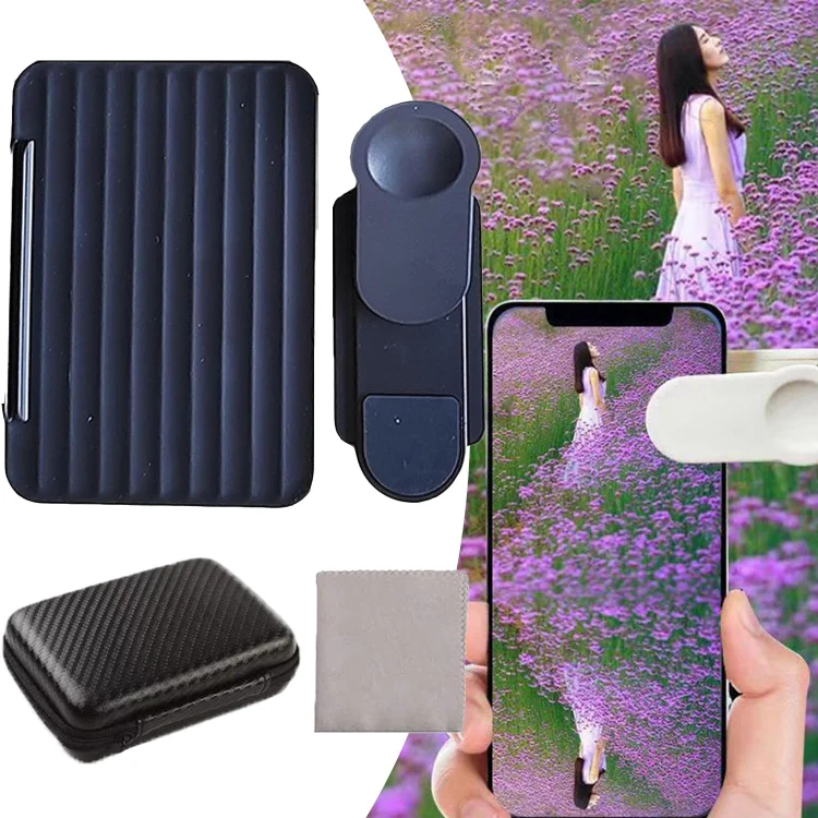 Smartphone Camera Mirror Reflection Clip Selfie Reflector Shooting Supplies, Spec: White Kit - Image 2