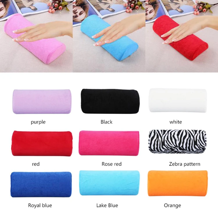 Soft Hand Rests Washable Hand Cushion Sponge Pillow Holder Arm Rests Nail Art Manicure Hand Pillow Cushion(Black) - Image 6
