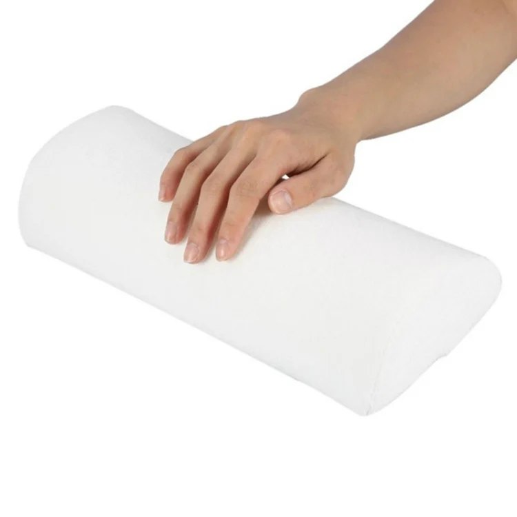 Soft Hand Rests Washable Hand Cushion Sponge Pillow Holder Arm Rests Nail Art Manicure Hand Pillow Cushion(White) - Image 2