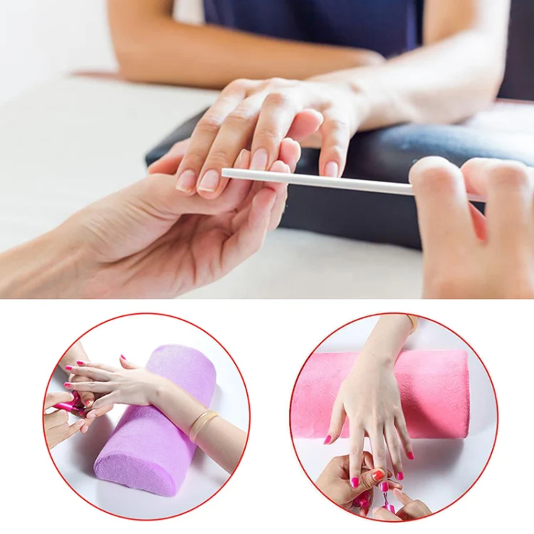 Soft Hand Rests Washable Hand Cushion Sponge Pillow Holder Arm Rests Nail Art Manicure Hand Pillow Cushion(Yellow) - Image 7