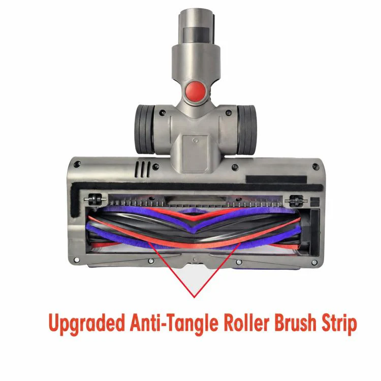 Soft Roller Cleaner Head & Anti-Tangle Brush Kit For Dyson V7 V8 V10 V11 V15 Vacuum With Green LED Dust Light(DS08) - Image 3