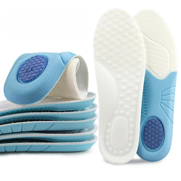 Soft Shock-Absorbing Non-Slip Wear-Resistant Customizable Sports Insoles, Size: 26-31(White) - Image 8