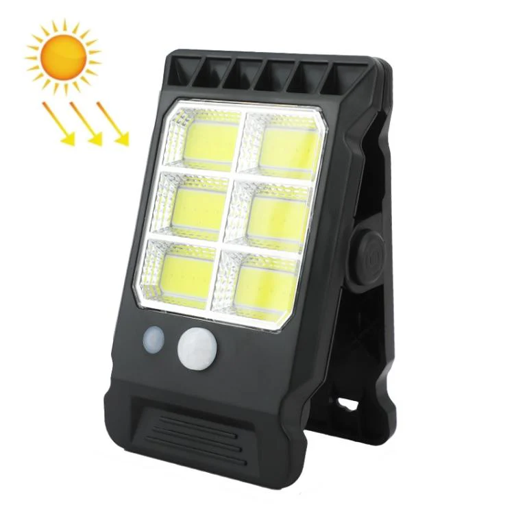 Solar Clip-On Light Outdoor Motion-Sensor Garden Light, Spec: 6 Cells 24COB
