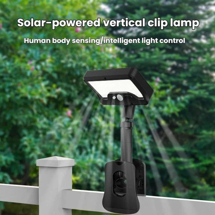 Solar Intelligent Motion Sensor Clip-On Light Outdoor Courtyard & Lawn Lamp, Spec: Warm Light - Image 2