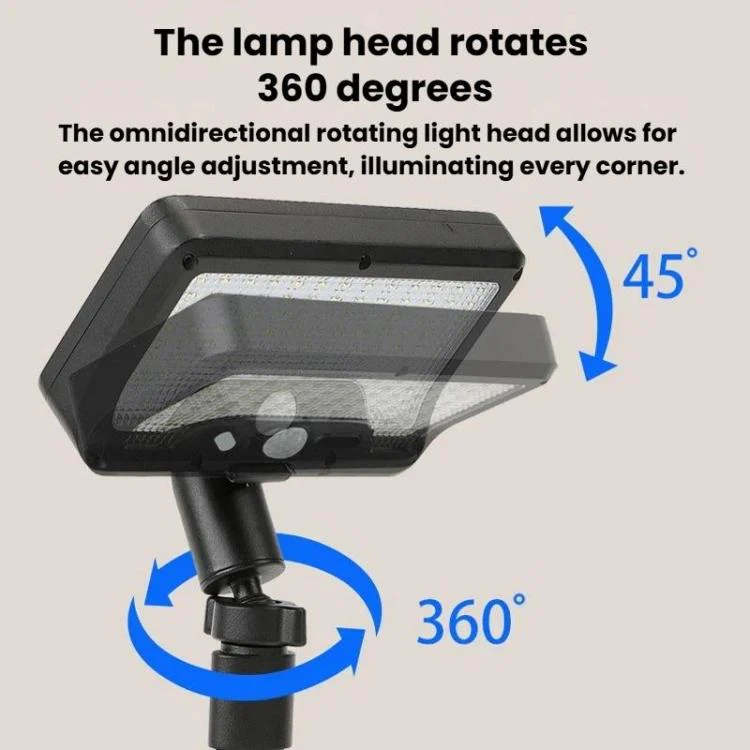 Solar Intelligent Motion Sensor Clip-On Light Outdoor Courtyard & Lawn Lamp, Spec: Warm Light - Image 7