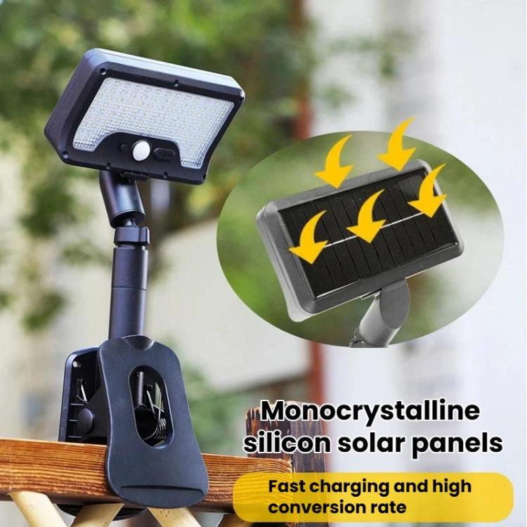 Solar Intelligent Motion Sensor Clip-On Light Outdoor Courtyard & Lawn Lamp, Spec: White Light - Image 5