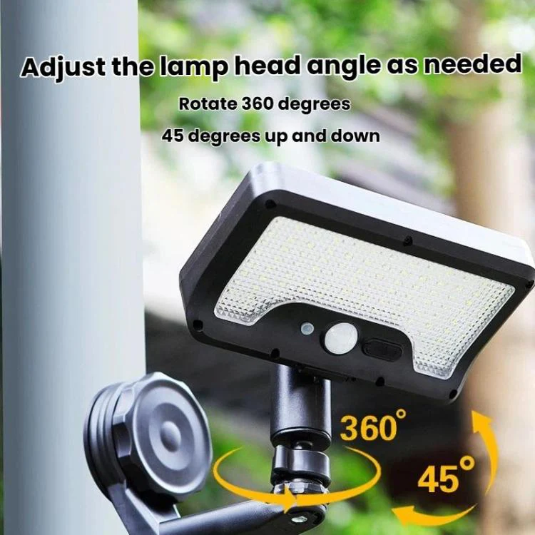 Solar Outdoor Courtyard String Lights With Motion Sensor Home Use Smart Magnetic Wall Lamp, Spec: White Light - Image 3