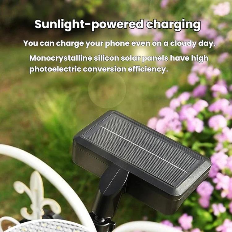 Solar Outdoor Courtyard String Lights With Motion Sensor Home Use Smart Magnetic Wall Lamp, Spec: White Light - Image 4