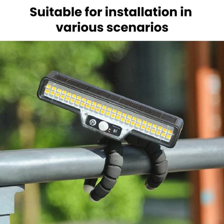 Solar-Powered Outdoor Motion-Sensor Lighting Lamp, Spec: Highlight(Octopus) - Image 6