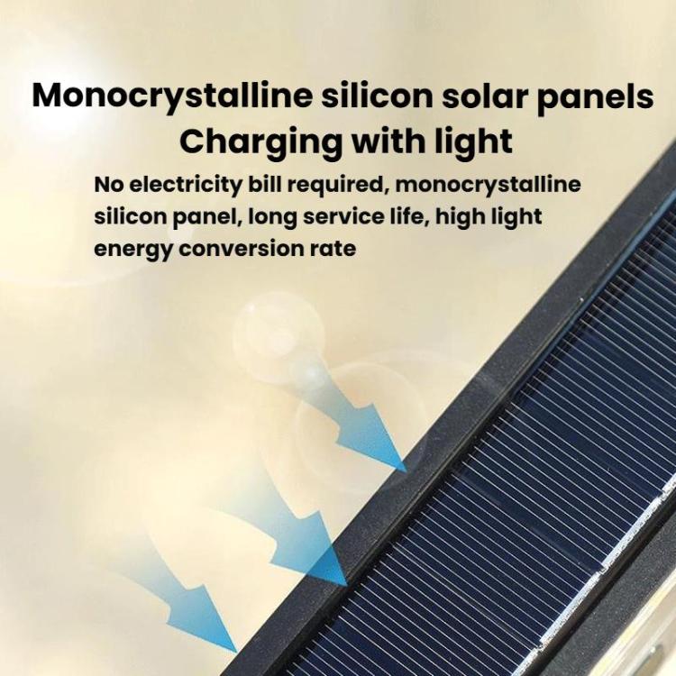 Solar-Powered Outdoor Motion-Sensor Lighting Lamp, Spec: Warm Light(Clasp) - Image 3