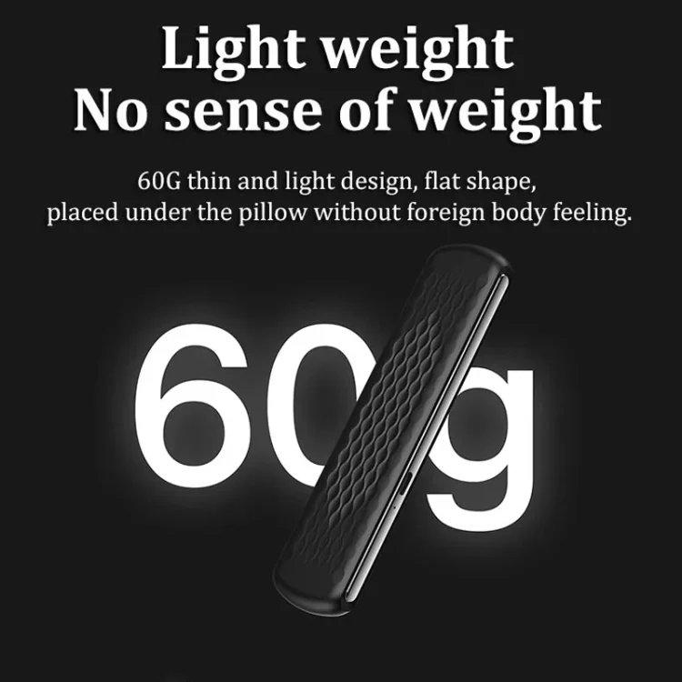 Soundproof Painless Bone Conduction Sleep Speaker Portable White Noise Sleeping Aid(Black) - Image 5