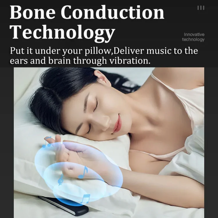 Soundproof Painless Bone Conduction Sleep Speaker Portable White Noise Sleeping Aid(White) - Image 11