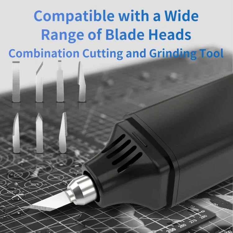 SOUSIC 19-Piece Set Basic 45W Handheld Ultrasonic Cutter Plastic Resin PCB Carbon Fiber Portable Cutting Tool, US Plug - Image 3