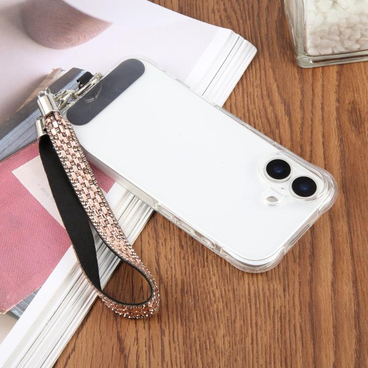 Sparkling Rhinestone Phone Charm Strap(Champagne Gold) - Image 7