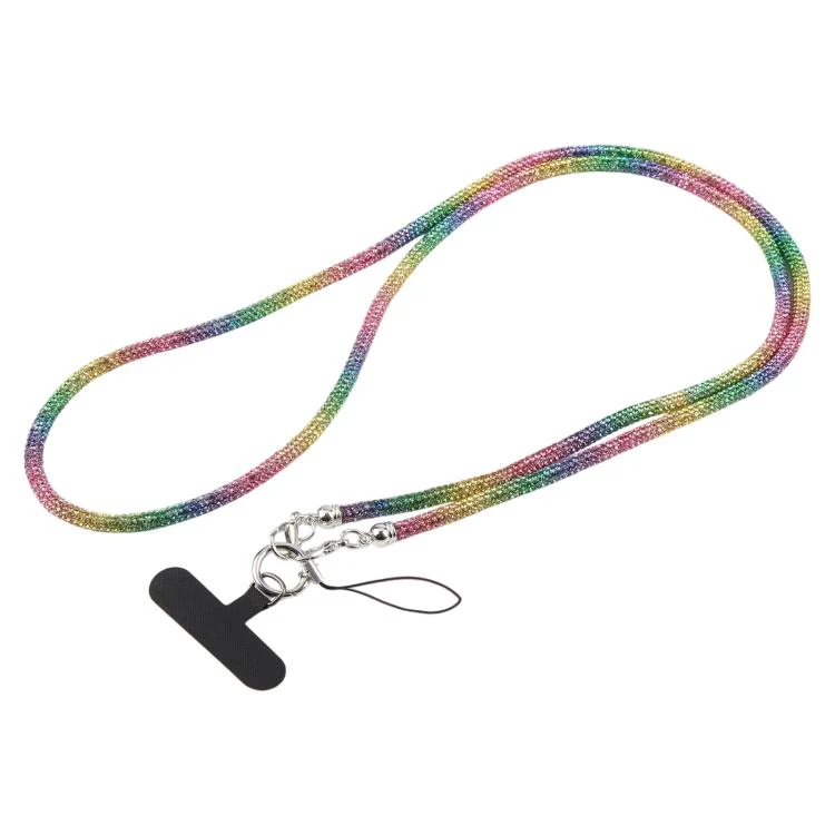 Sparkling Rhinestone Studded Long Phone Strap(Gradient)